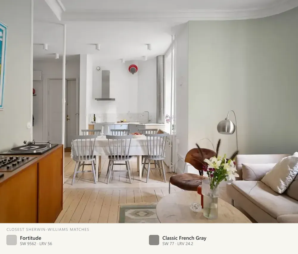 Bright white open kitchen